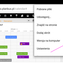 Mobilna wersja przeglądarki Google Chrome na telefonie