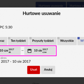 Jak usuwać trasy pochodzące z linii?