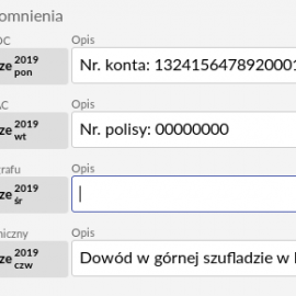 Modernizacja systemu przypomnień dla Pojazdów oraz Kierowców!