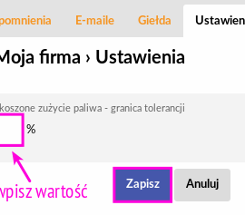 Średnia spalania paliwa i jej granica tolerancji